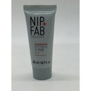 Nip Fab Glycolic Fix Face Scrub 20ML /0.7FlOz Exfoliating Cleanser Radiant Skin